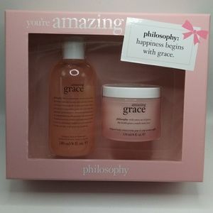 NIB Philosophy Amazing Grace Duo Shower Gel and Whipped Body Creme